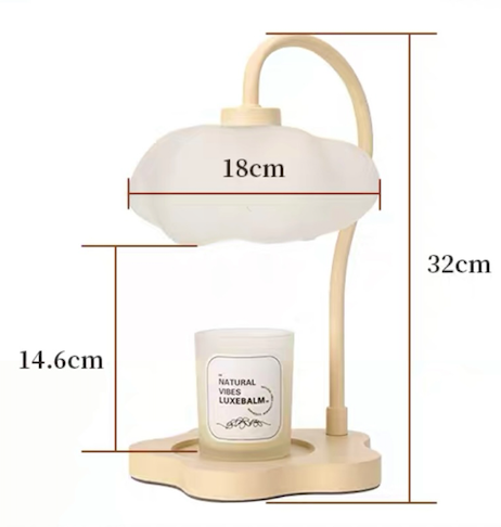 INSPECIAL HOME - Wholesale Accent/Desk Lamp - Cute Unique Dimmable Cloud Candle Warmer Lamp With Timer5
