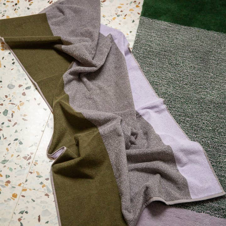 Handdoeken Set Blend Green Lilac (2 st.) for wholesale on Faire10