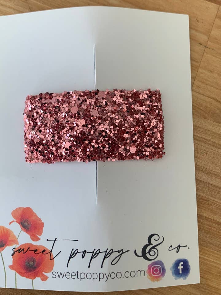 Blush Snap Clip for wholesale by Sweet Poppy & Co.