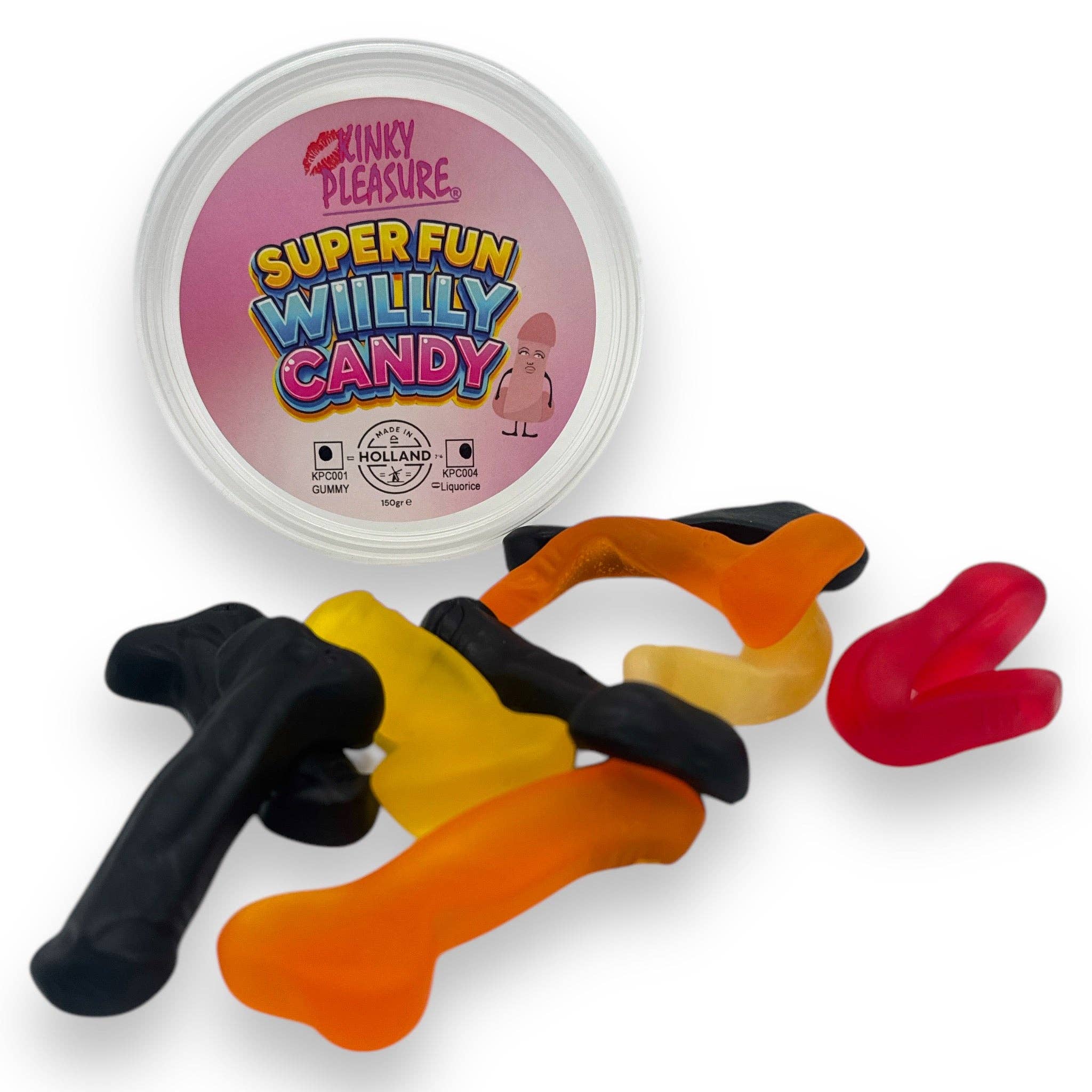 Kinky Pleasure - Wholesale Gummy - Kinky Pleasure - KPC009 - Super Fun Willy Candy - Gummy & Liquorice Mix6