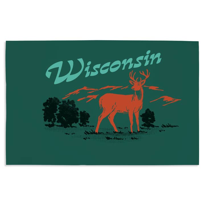 GICLEE PRINT Wisconsin Vintage Matchbook Whitetail Deer for wholesale by Lantern Press