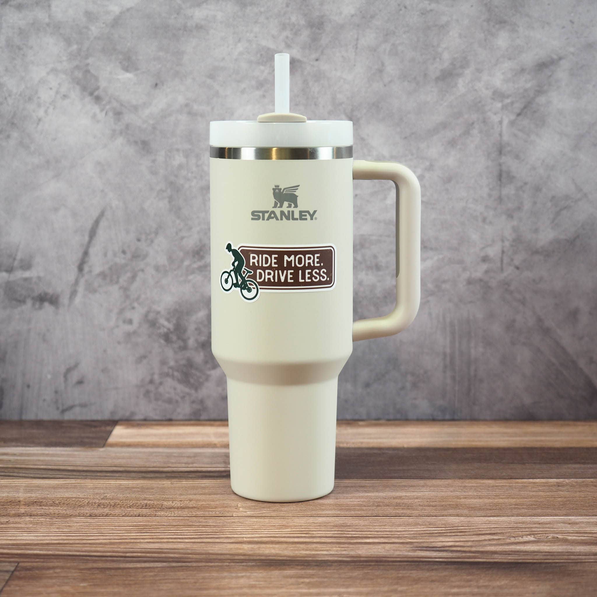 Sentinel Supply – wholesale Klistermärke – Ride More, Drive Less klistermärke för mountainbike2