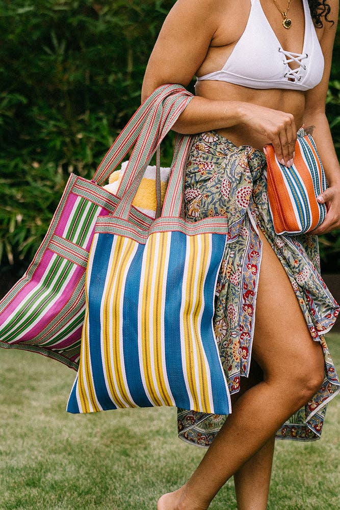 Noonday - Wholesale Tote Bag - Women's - Recycled Set of 3 "Grab and Go Market Set", Assorted Totes1