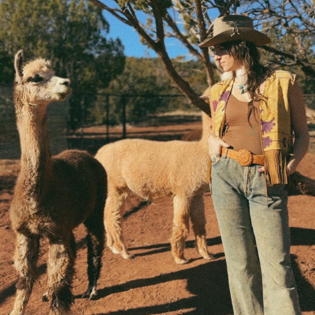 Wylder Trading Company - Wholesale Outerwear Vest - Women's - Boho Western Artisan Fringe Vests | Kantha Suzani Textile10