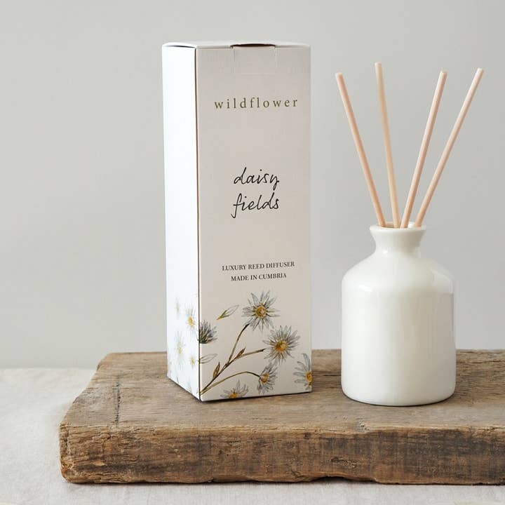 Diffuseur à roseau en céramique Daisy Fields pour la vente par Wildflower