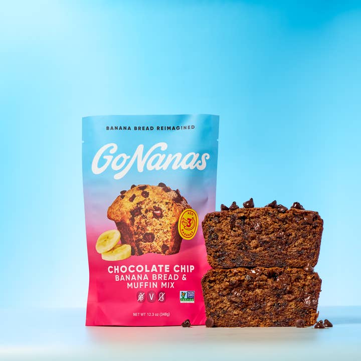 GoNanas - Wholesale Bread Mix - Chocolate Chip Banana Bread Mix2