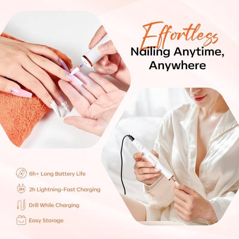 Modelones – wholesale Nailcare set – Wireless Electrical Nail Drill Set5