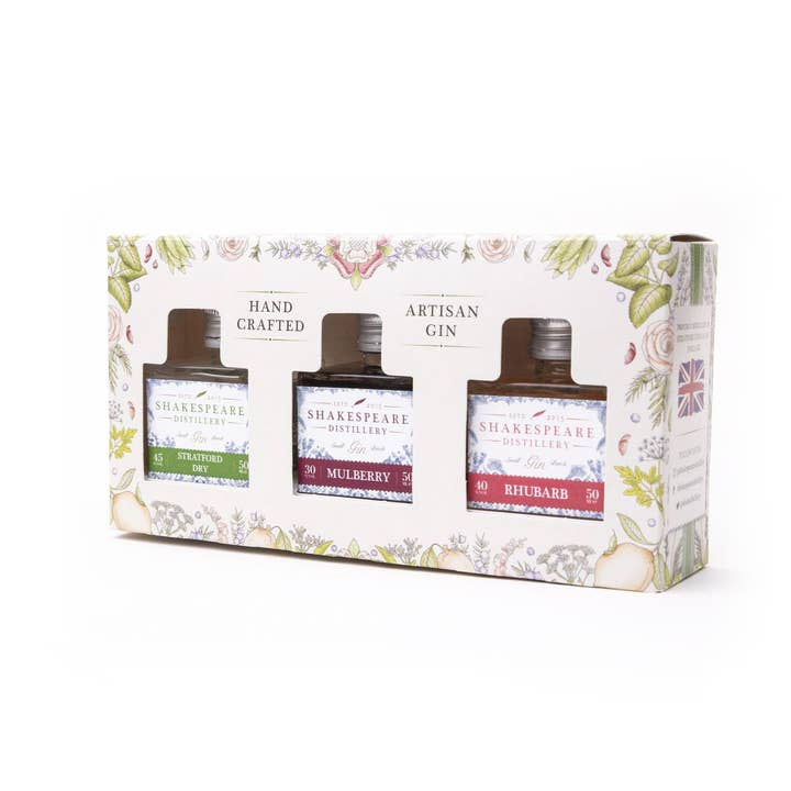 Shakespeare Distillery – wholesale Gin – 3-Gins Gift Set1