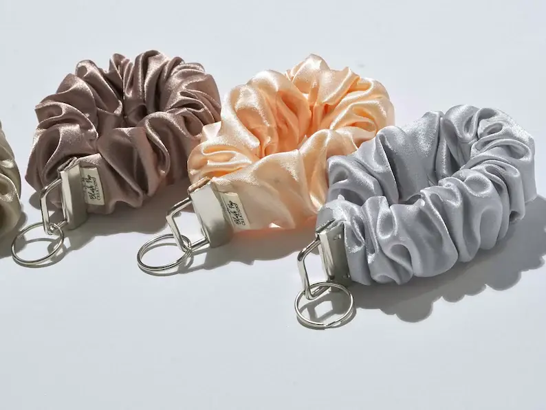 Blush Pop Creations - Wholesale Keychain - Women's - SCRUNCHIE WRISTLET KEYCHAIN - Choose Your Favourite Colors7