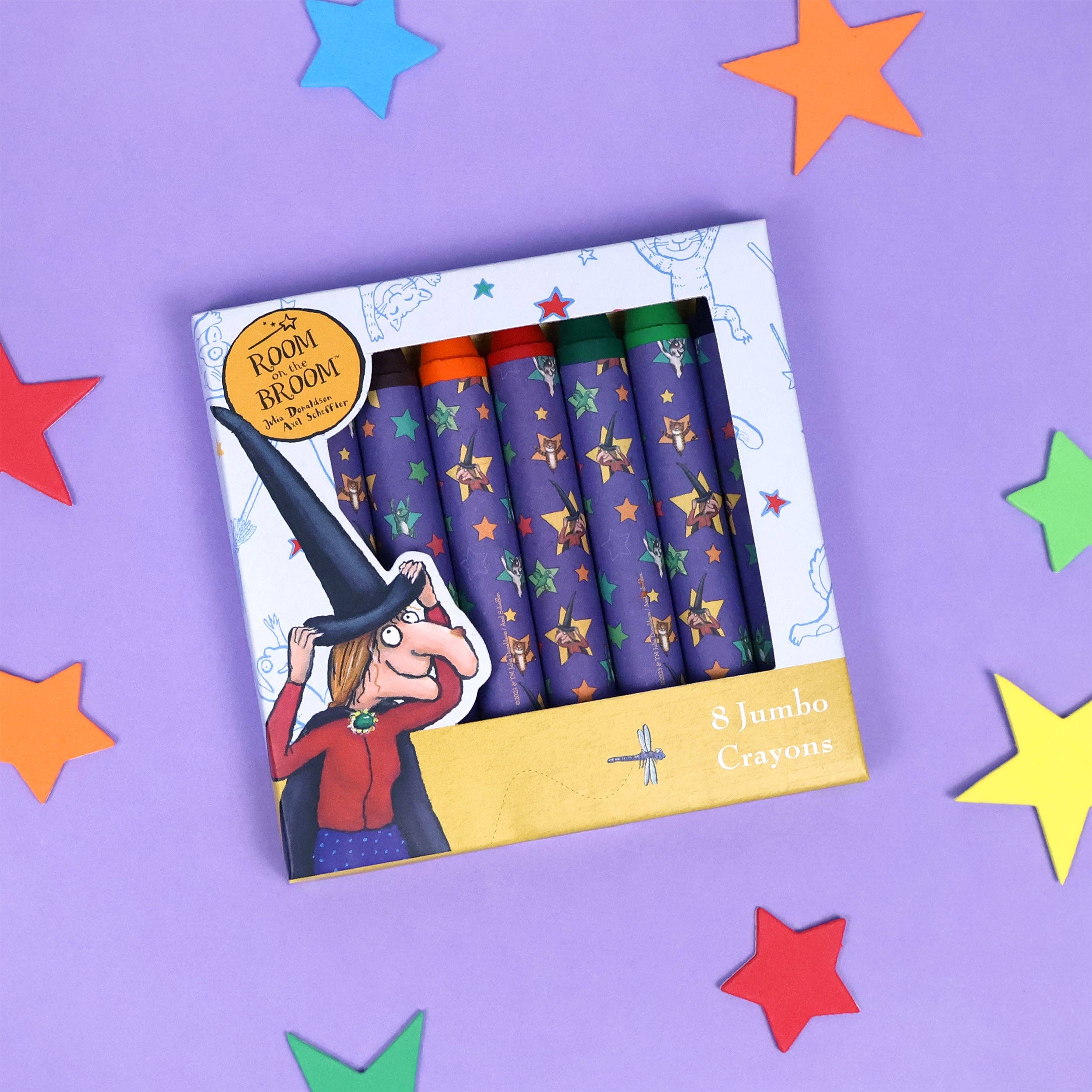 Robert Frederick Ltd - Wholesale Crayons - Kids & Baby - Room On The Broom Set of 8 Jumbo Crayons for Children3