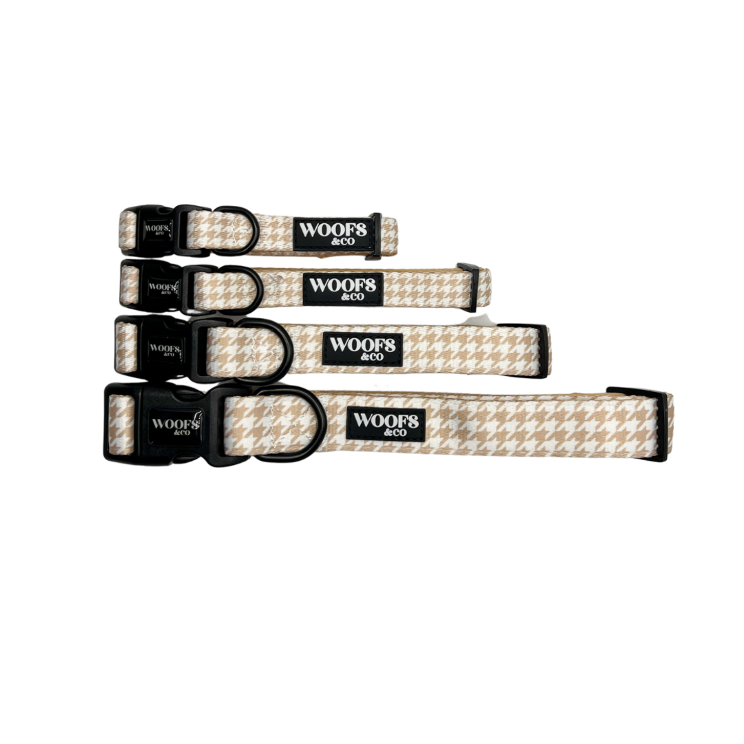 Woofs & Co – Engroshandel Halsbånd - Hund – Halsbånd – Houndstooth-kollektionen3