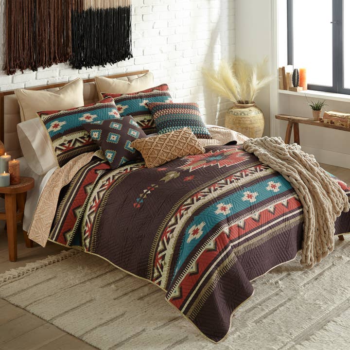 Donna Sharp - Wholesale Bedding Set - Mahogany Desert Polyester Quilt Collection2