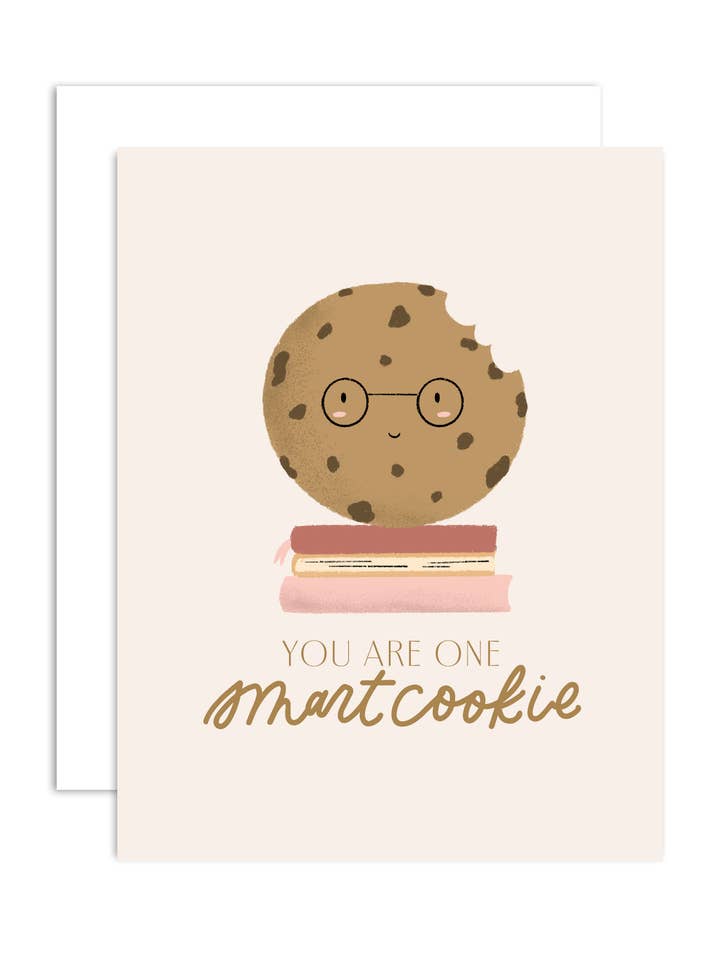 Smart Cookie - Graduation Greeting Card for wholesale by peach & paperie
