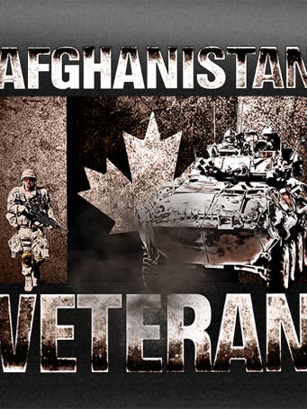 Afghanistan Veteran Vehicle Bumper Sticker for wholesale by Canada for Victory