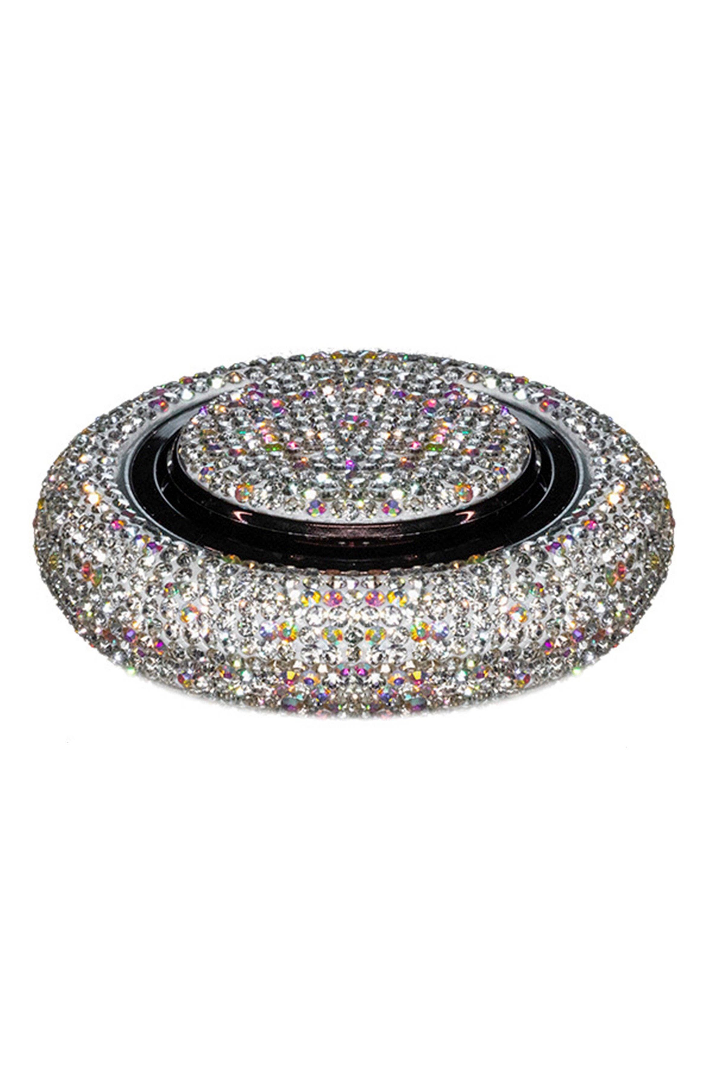 White Car Accessories - Ceramic Rhinestone Scent Container MIS0544 for wholesale on Faire5