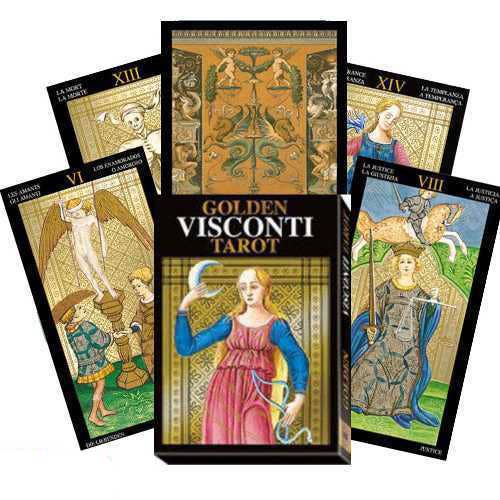 Golden Visconti Grand Trumps Tarot Cards Lo Scarabeo for wholesale by Cardshouse