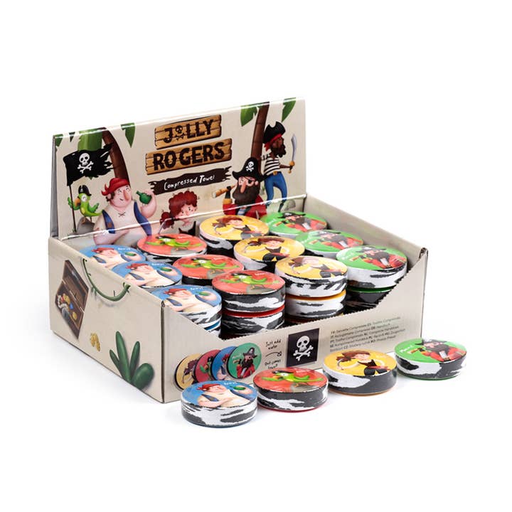 Toalla de Viaje Comprimida Pirata Jolly Rogers para venta al por mayor de Puckator Ltd