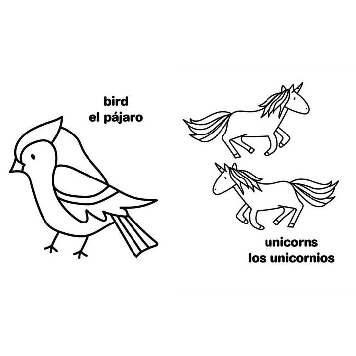 Simon & Schuster - Wholesale Coloring & Activity Book - Kids & Baby - My First Big Book of Bilingual Coloring Animals: Spanish by Little Bee Books1