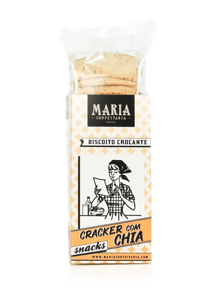 Chia Crackers for wholesale by Maria Confeitaria