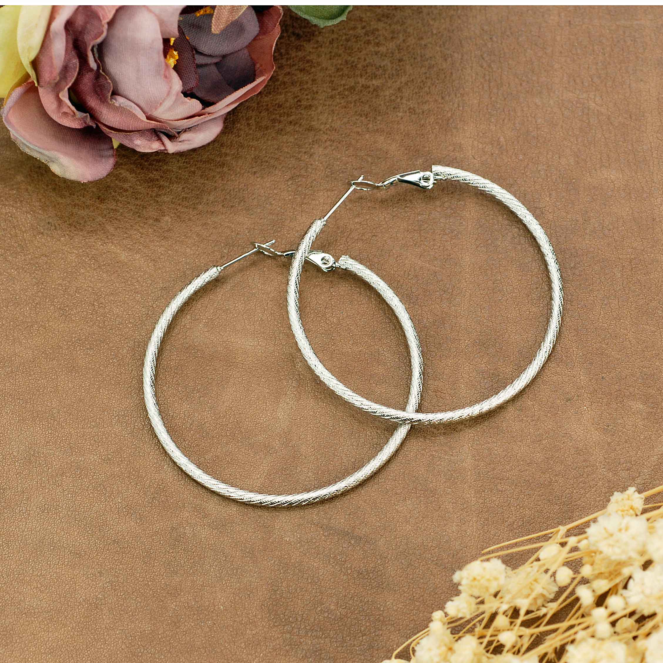 Merveilles du Monde - Wholesale Jewelry Set - Set of 16 pairs of stainless steel hoop earrings7