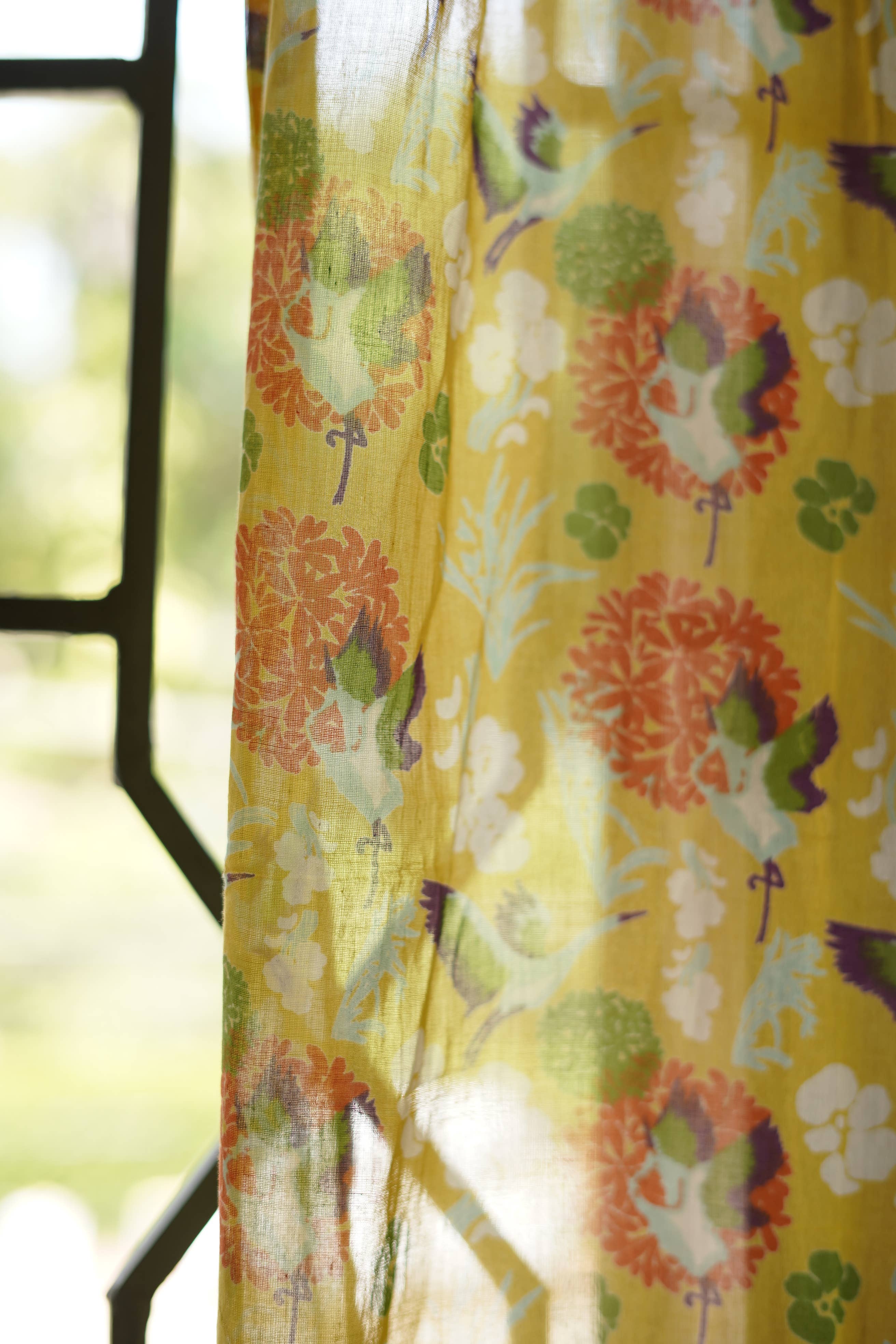 Annahmol - Wholesale Curtain - Vintage Inspired Botanical Sheer Curtains: Assorted Prints28