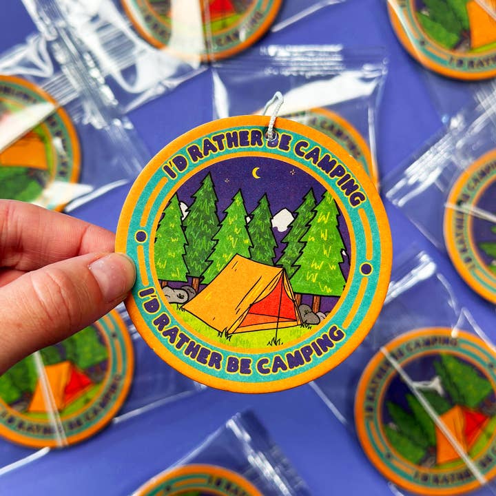 Studio Soph - Wholesale Car Freshener - Unisex - I'd Rather Be Camping Nature Air Freshener