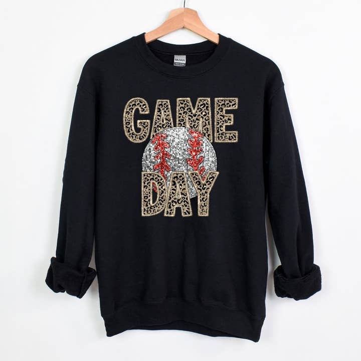 Leopard Game Day - Honkbal voor wholesale door Psalms & Grace Design Co.