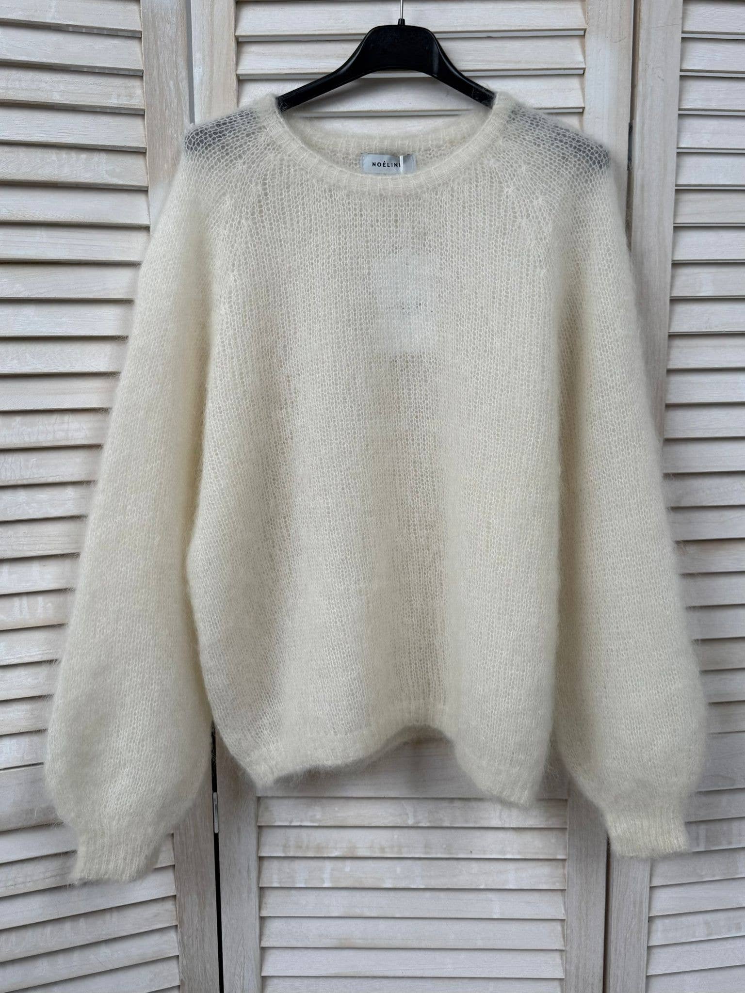 NOELINE – wholesale Knitted jumper – Women′s – 80% kid mohair sweater 30125