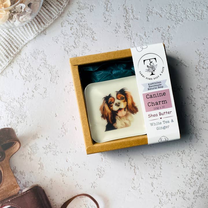 Tammi Home Body & Bath - Wholesale Bar Soap - Handmade Artisan Soap | Cavalier King Charles Spaniel(Black)3