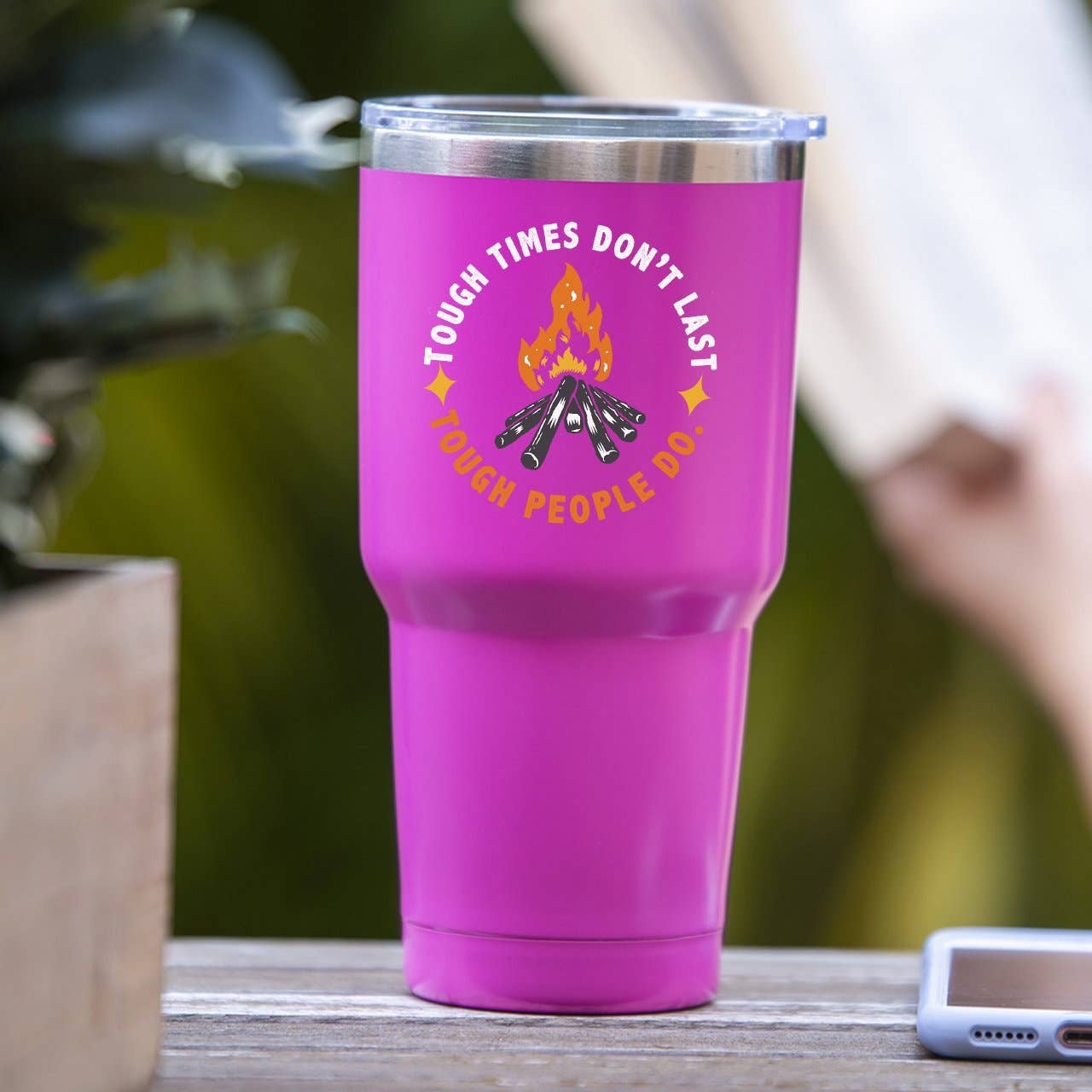 Soulful Wear - Wholesale Insulated Mug/Tumbler - Tough Times Don't Last, Tough People Do - Tumbler8