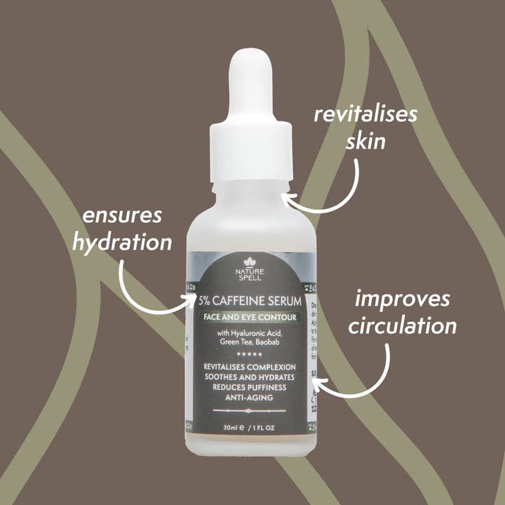 Nature Spell - Wholesale Facial Serum/Concentrate - Nature Spell 5% Caffeine Serum - Face & Eye Contour2