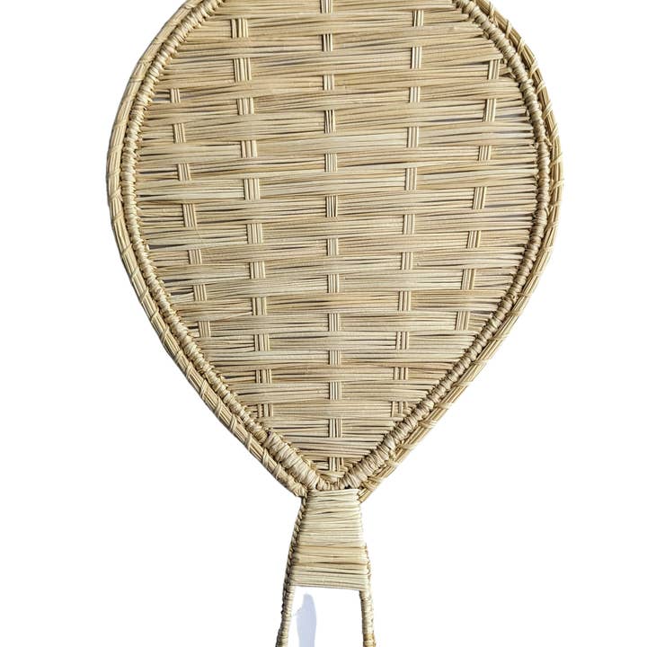 Artisanal Woven Hand Fan for wholesale by Macondo Forever