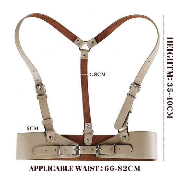 Tourtiwi - Vente Corset – femme - Ceinture corset Punk Sexy Waist6