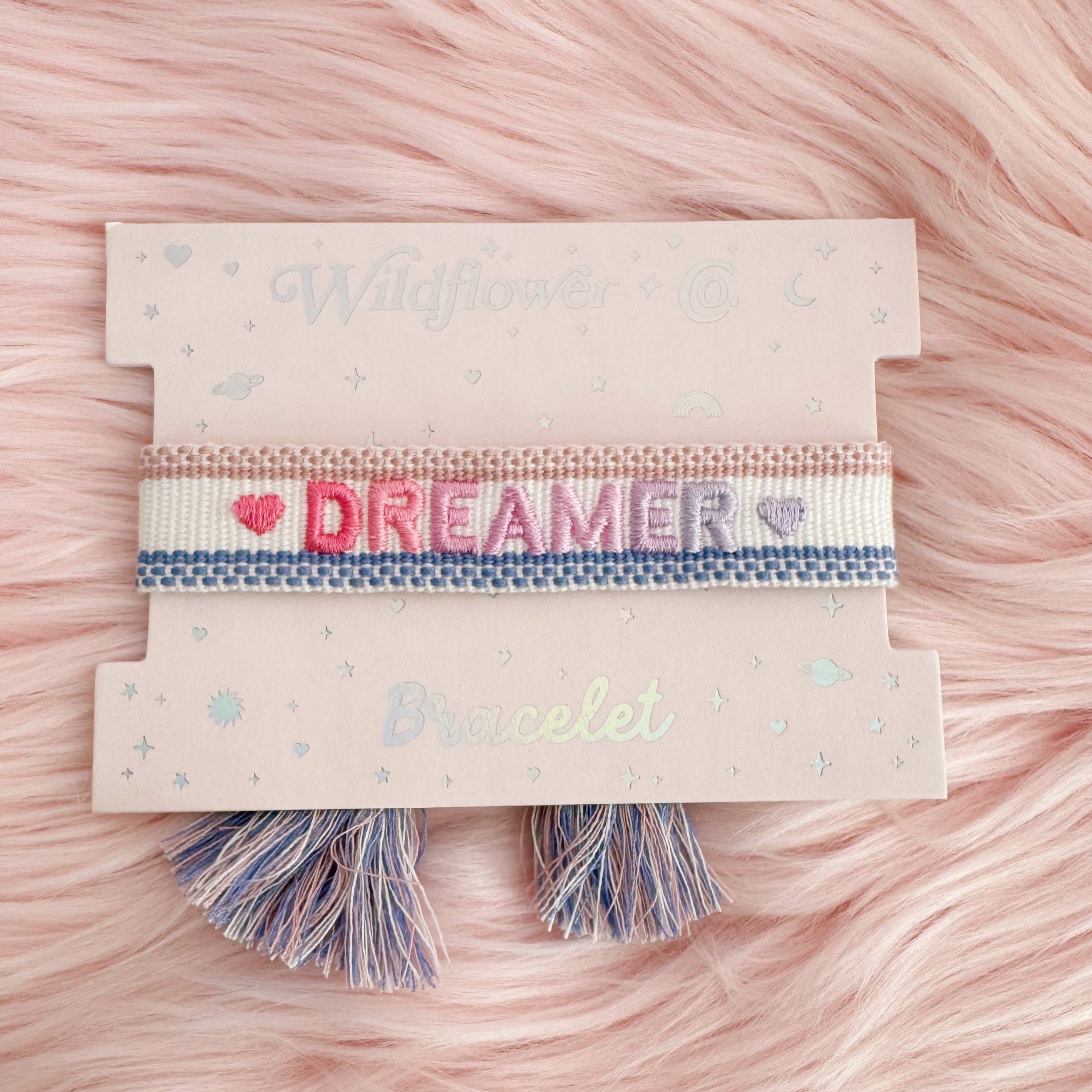 Wildflower + Co. – wholesale Vävt/flätat armband – Broderade vänskapsarmband i färgglada mönster9