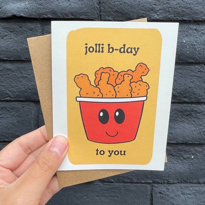 Jolli B-Day to You Filipino Birthday Greeting Card for wholesale by Maarte by Jan