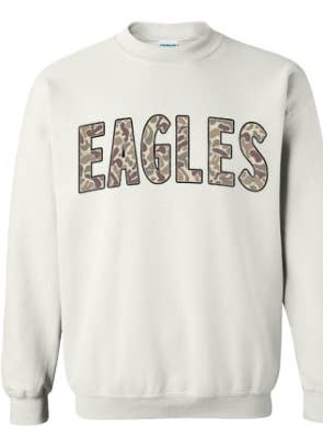 Sweet Southern Wholesale - Wholesale Graphic Sweatshirt - Women's - Personalized Camo School Mascot Graphic Sweatshirt2