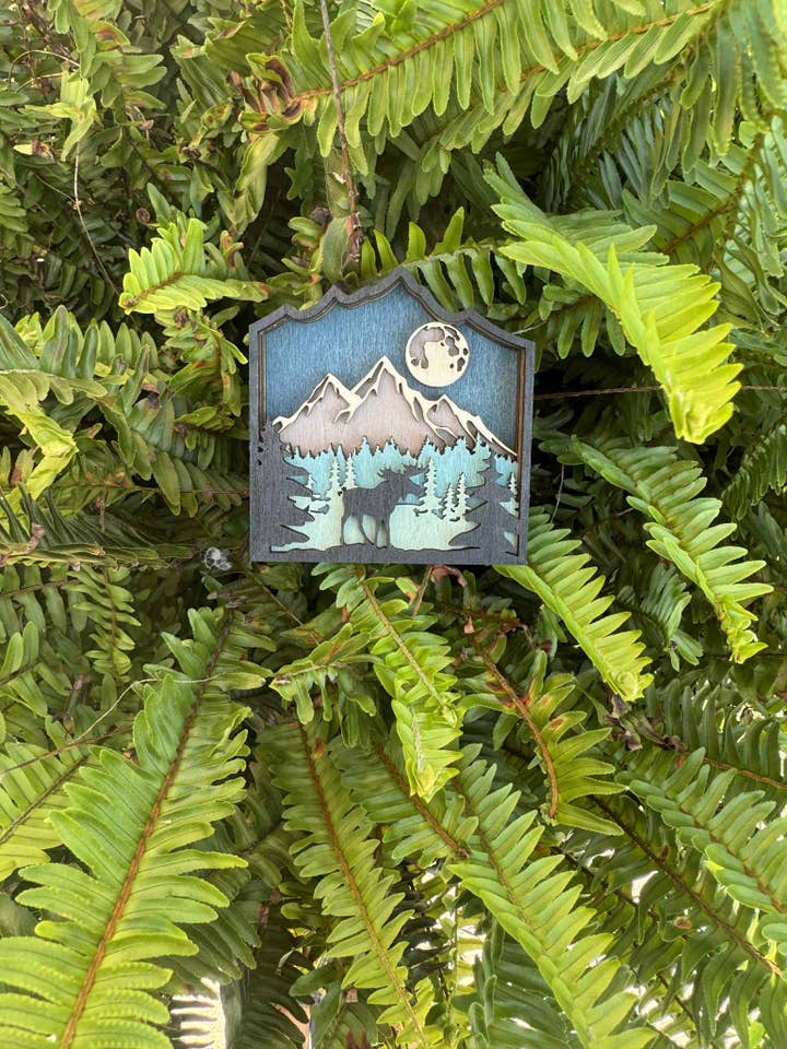 Moonlit Moose for wholesale by The Wilusz Way