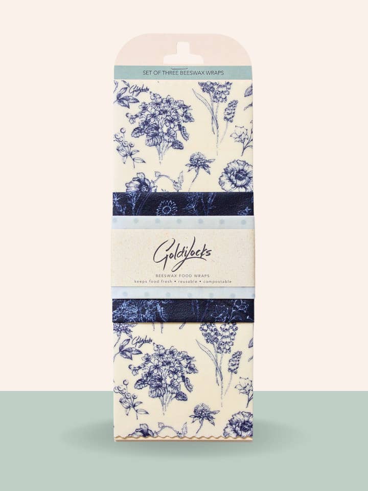 Reusable Beeswax Food Wraps: Vintage Botany Set of 3 and other Purchase Wholesale wrap set. Free Returns & Net 60 Terms on Faire trending on Faire.