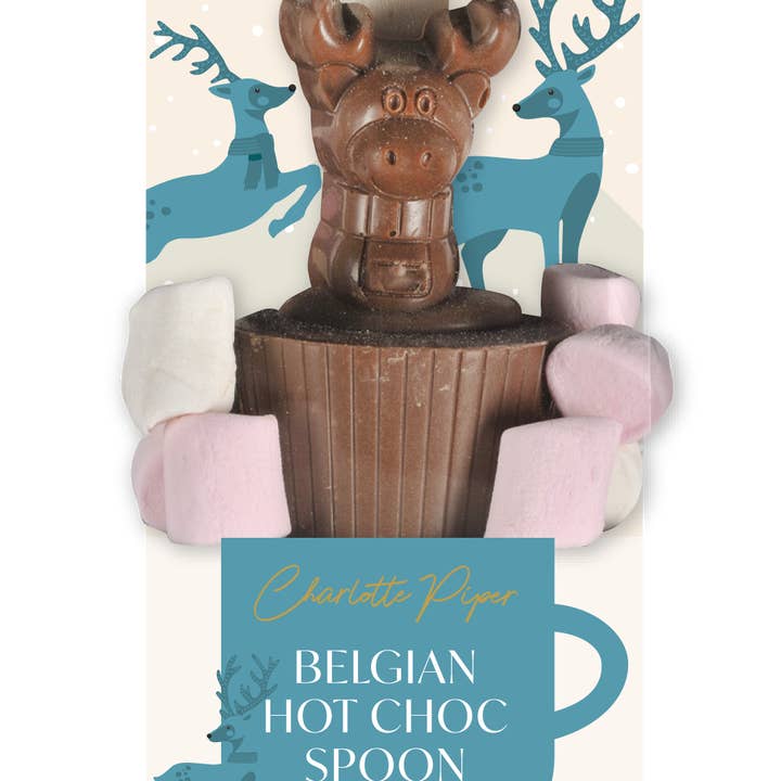 Hot Chocolate Reindeer Spoon Milk(12) for wholesale by Charlotte Piper