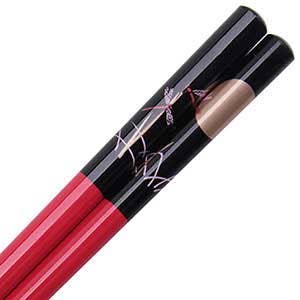 Wholesale Chopsticks - Wholesale Chopsticks - Dragonflies Moon Red Chopsticks1