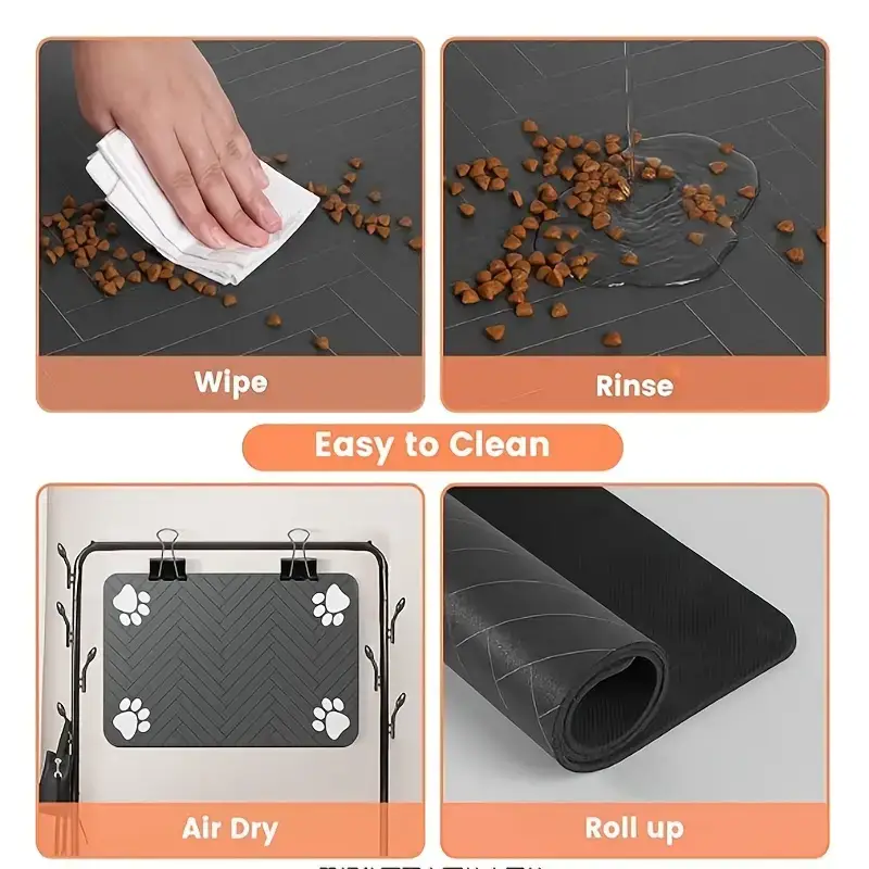 The Dapper Dog Club – wholesale Pet food mat – Dog – Non-Slip Pet Feeding Mat – Absorbent & Stylish5