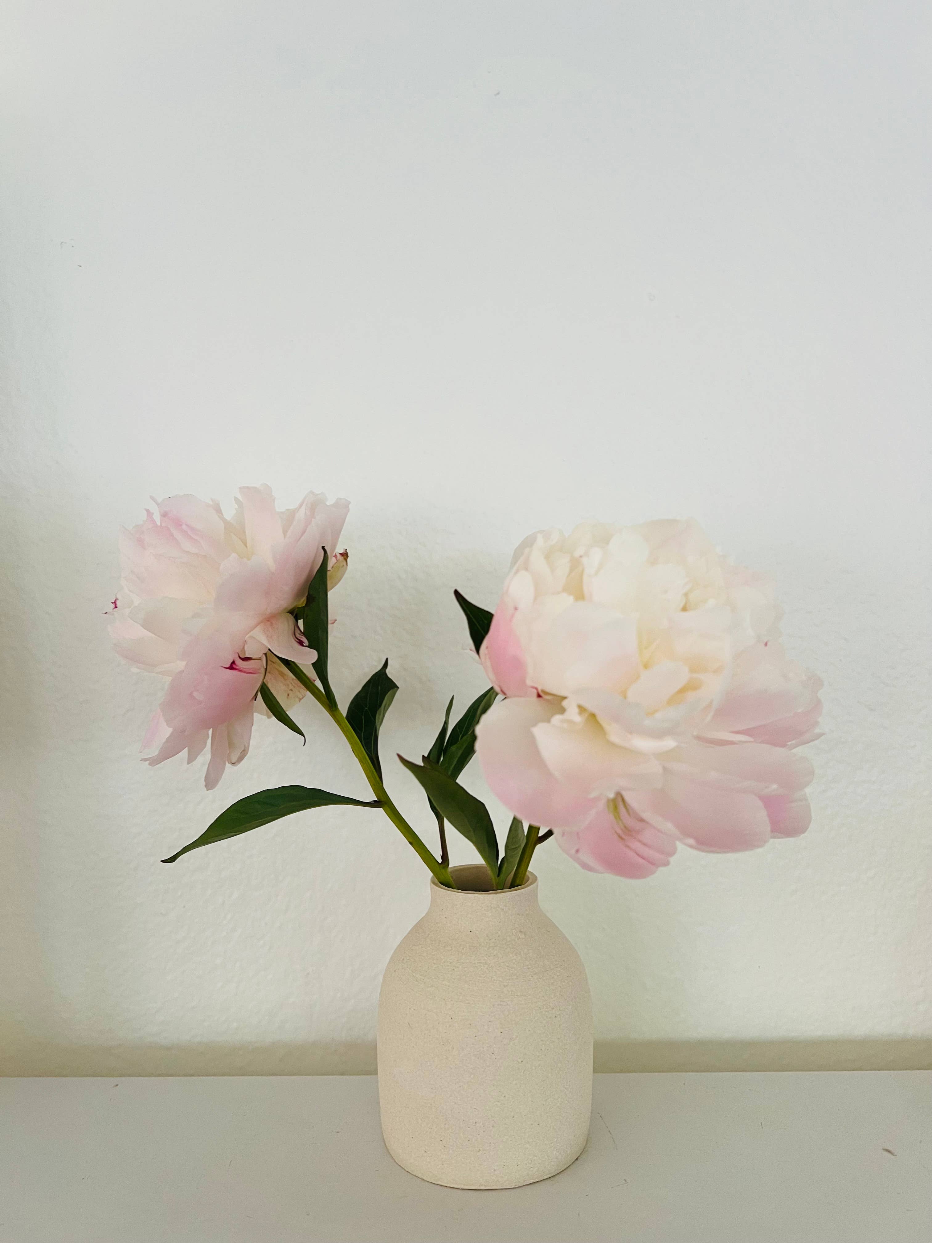 Bowman Ceramics - Wholesale Vase - Stone white bud vases2