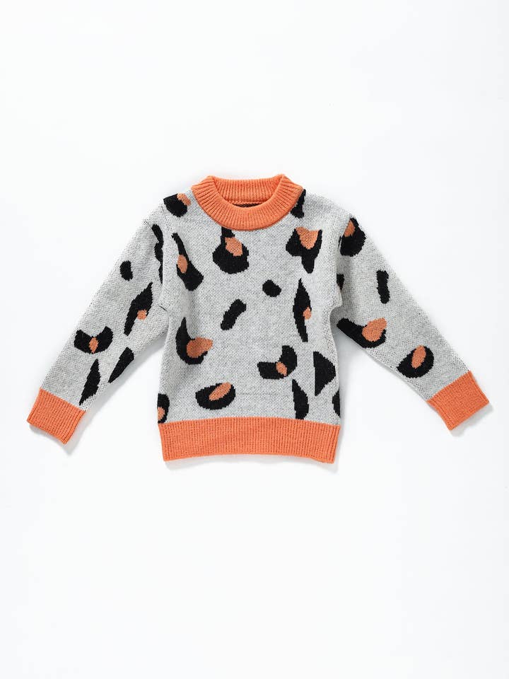 Suéter Cheetah para niñas para venta al por mayor de sassy kids palace