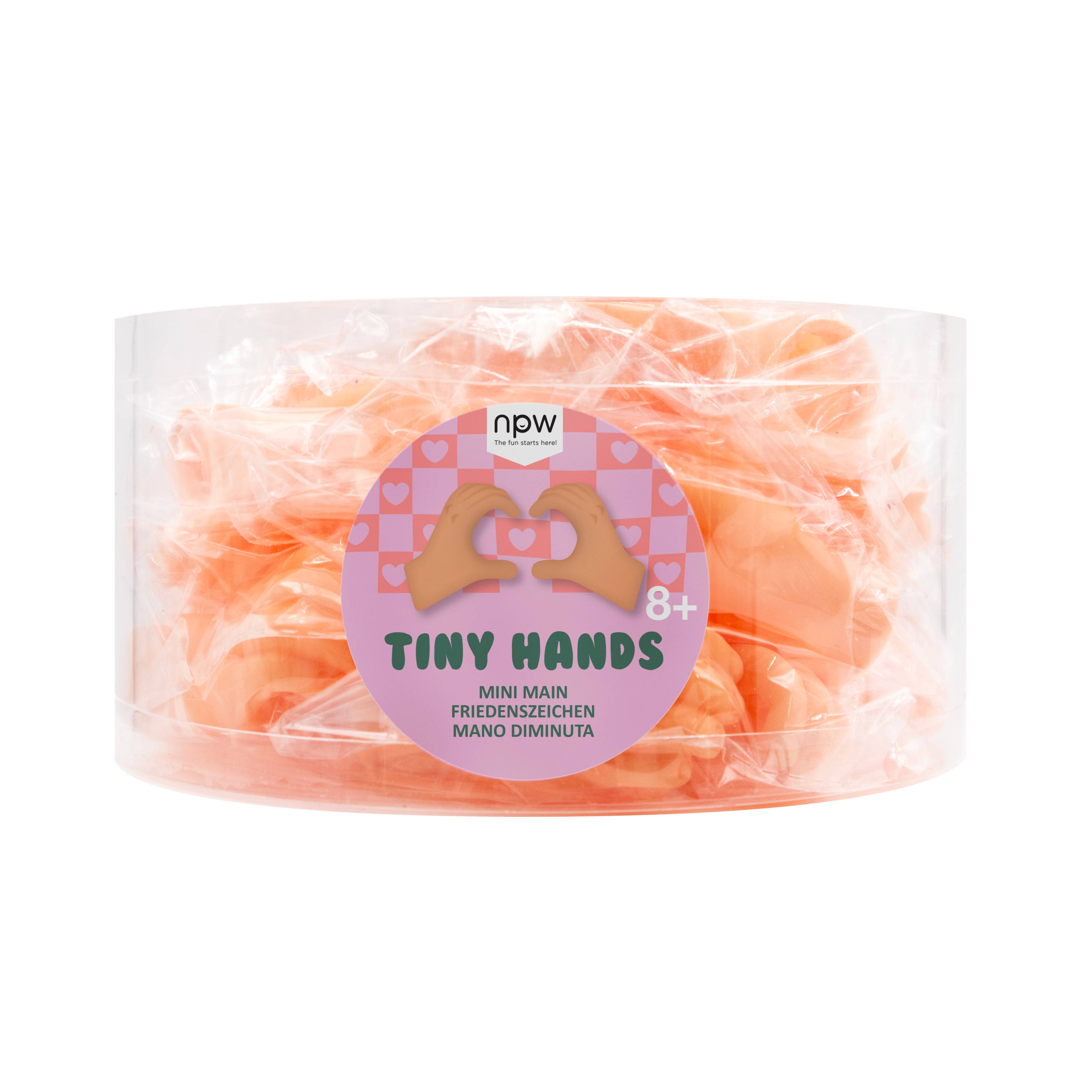 NPW - Vente Cadeau amusant/original - Tiny Hands Cœurs - Pack de 242