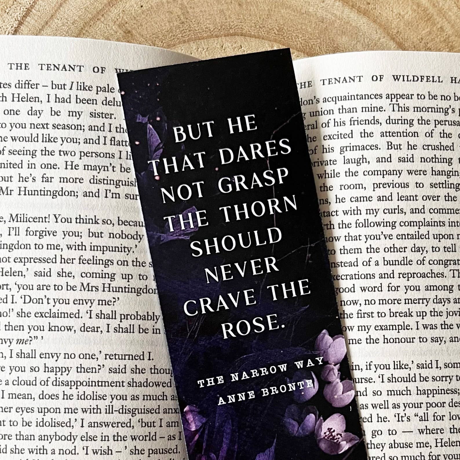Quote and Quill – wholesale Bookmark – The Narrow Way - 'Grasp The Thorn' Bookmark1