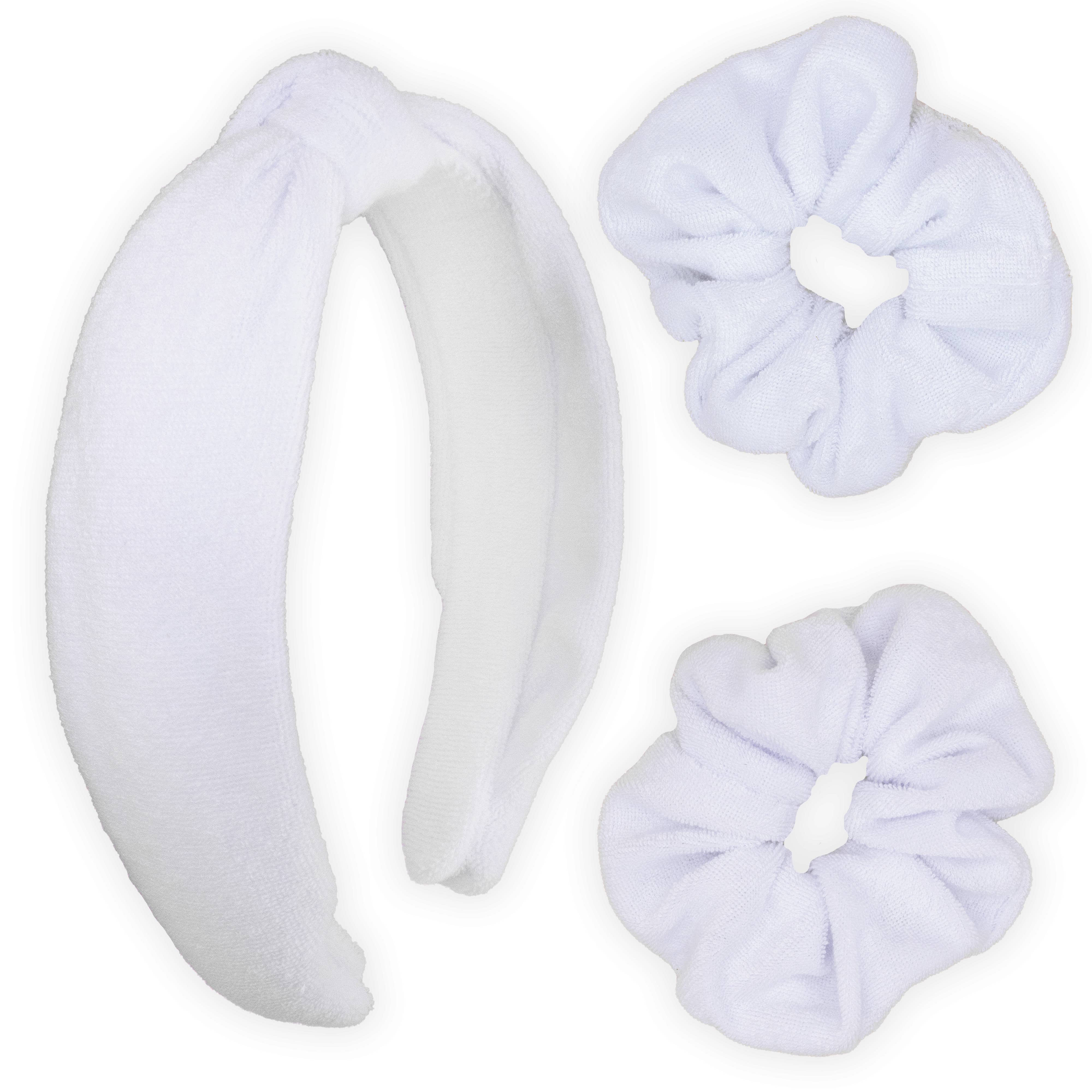 Frog Sac - Wholesale Spa Headband - Spa Headband - Skincare Headband & Scrunchie Wristbands Set23