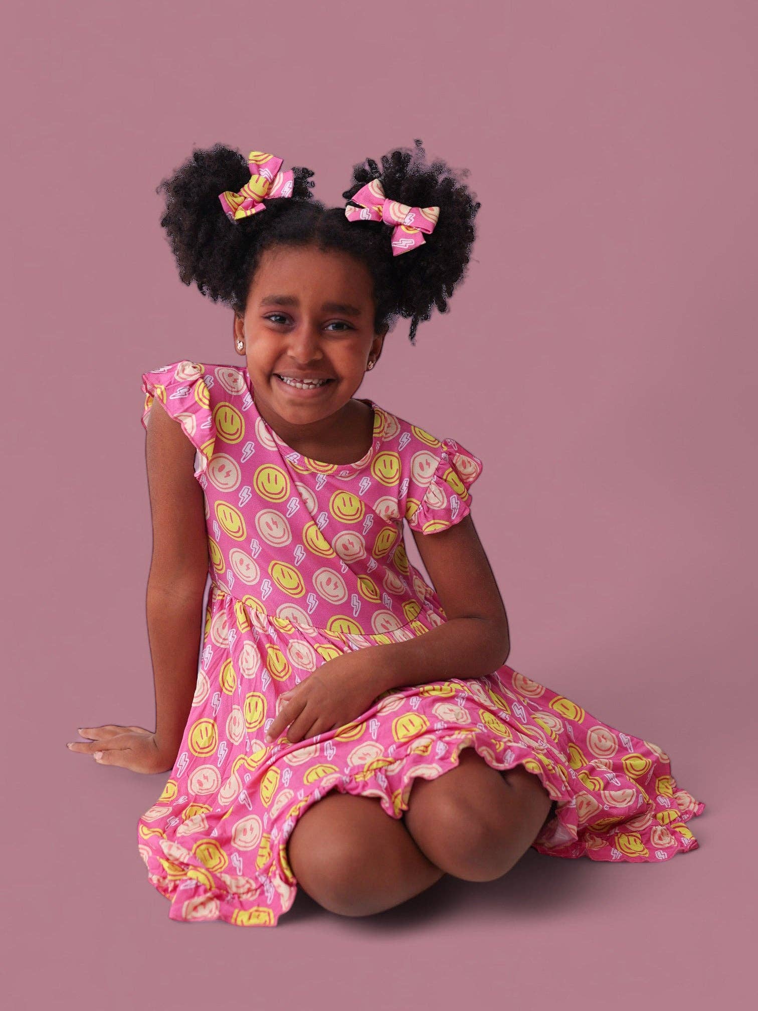 Dream Big Little Co. - Wholesale Dress - Kids - RADIANT SMILES DREAM RUFFLE DRESS21