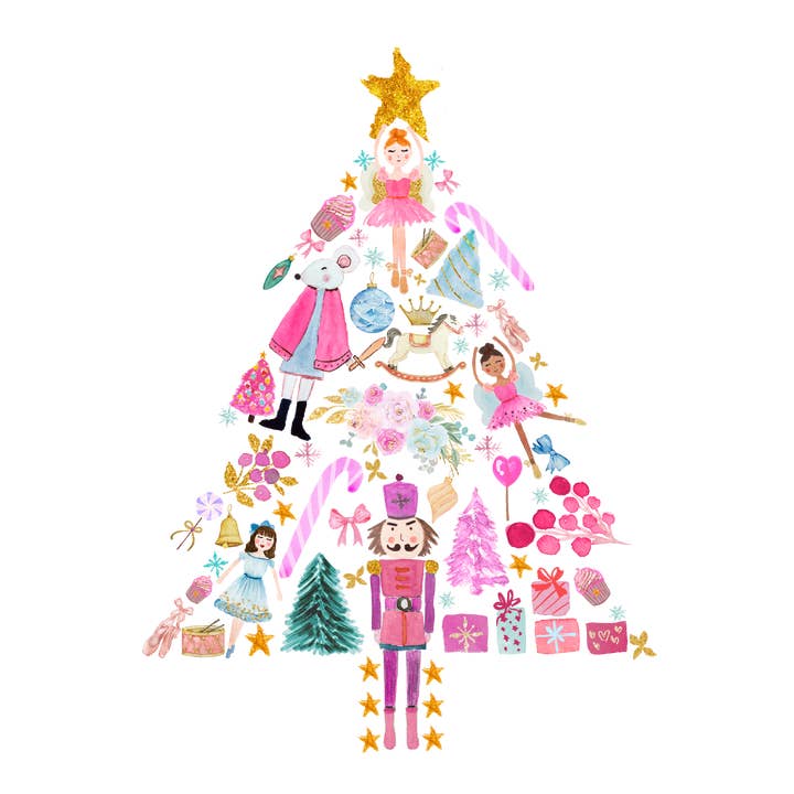 Nutcracker Tree DTF Transfer for wholesale by M2B Designs