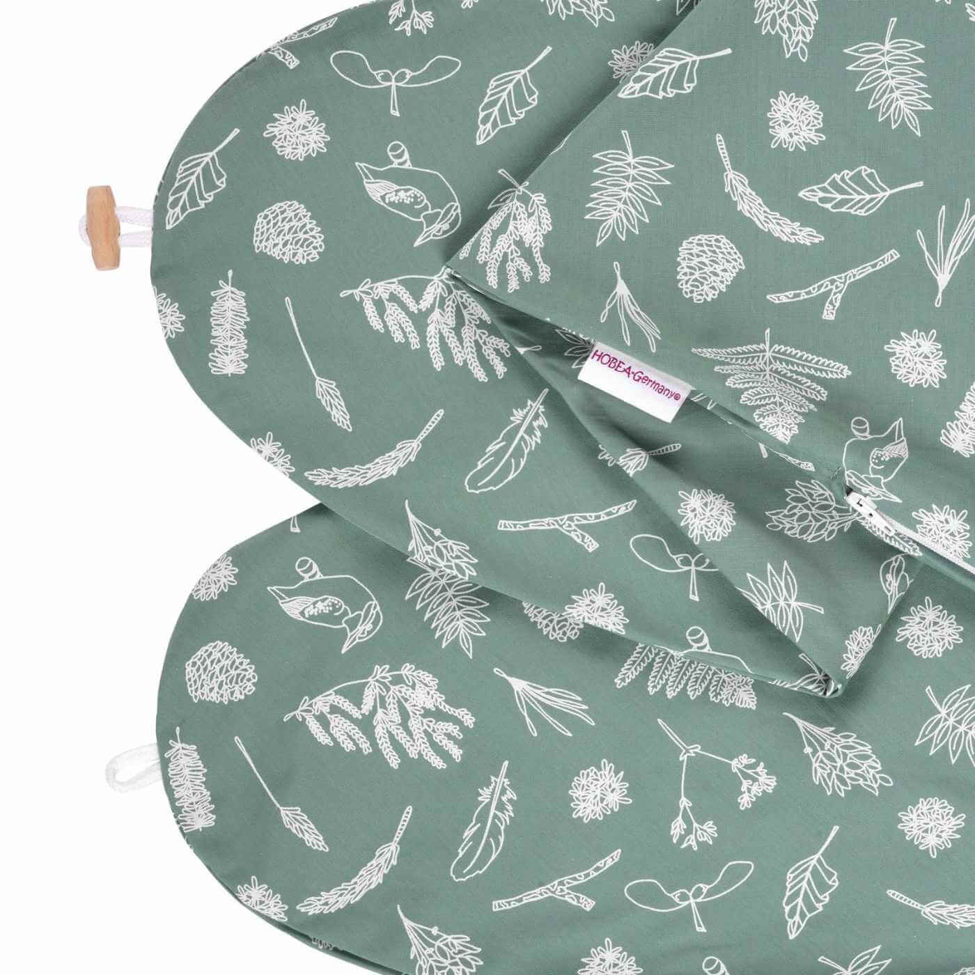 HOBEA-Germany GmbH - Wholesale Nursing Pillow/Pad - Maternity - Cover for nursing pillow forest green0