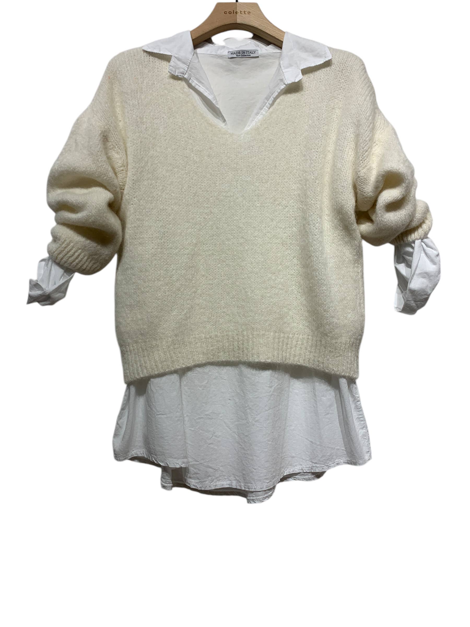 LINEN & COTTON HOUSE – Engroshandel Pullover - Dame – Pullover 6071SPRING SOMMER TØJ DOBBELTE DELE5